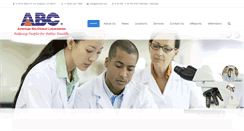 Desktop Screenshot of abclab.com